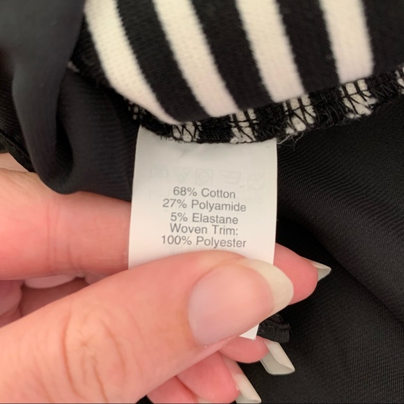 Navy and white striped J. Crew top - Picture 2 of 4